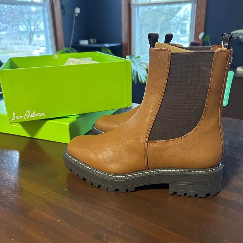 Sam Edelman Tan Ankle Boots